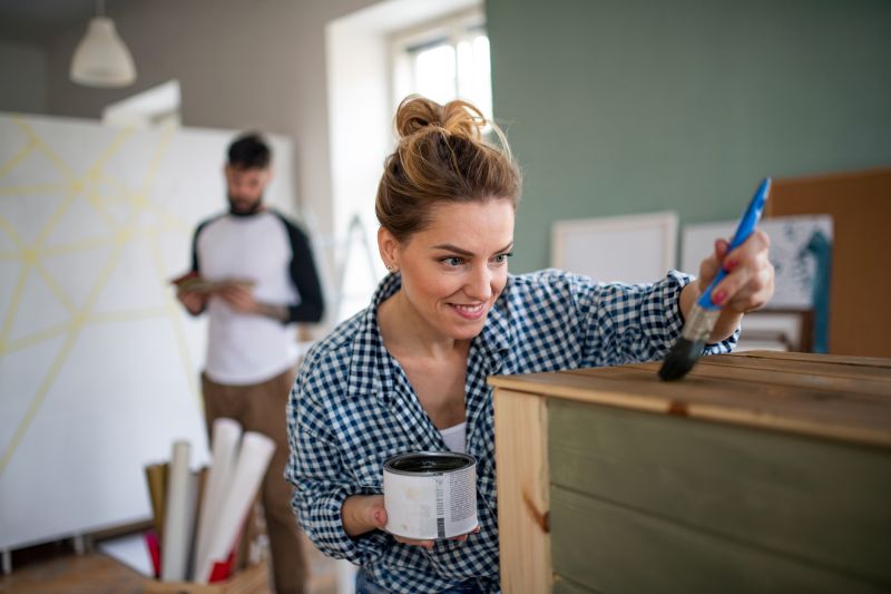 Countertop Painting detail